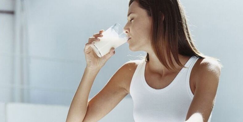 the use of kefir in the diet with stairs