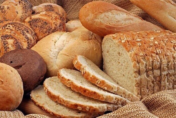Bread is not prohibited in pancreatitis