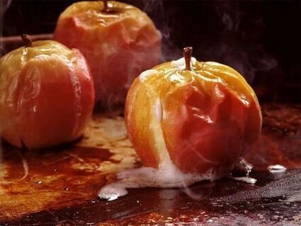 with pancreatitis, baked apples are allowed