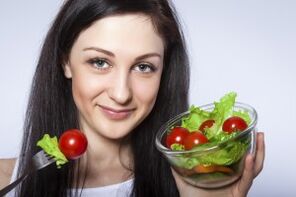 eating vegetable salad for weight loss for a week
