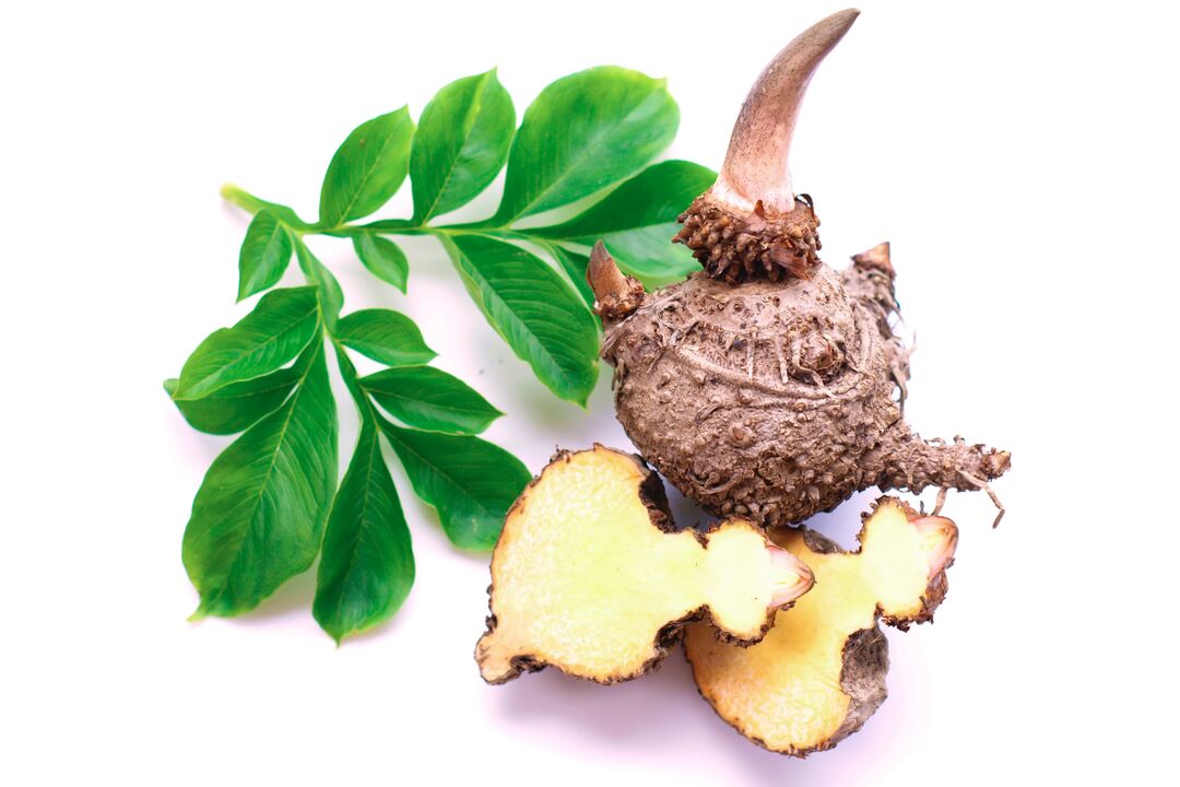 cognac tubers - composition Reduslim